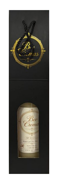 Real Bev Cremas bottle in noir presentation